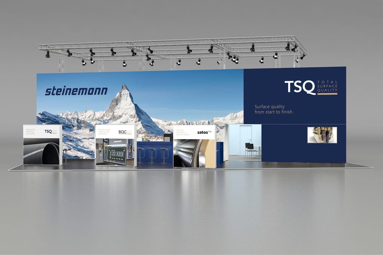 Messestand TSQ Steinemann Technology AG