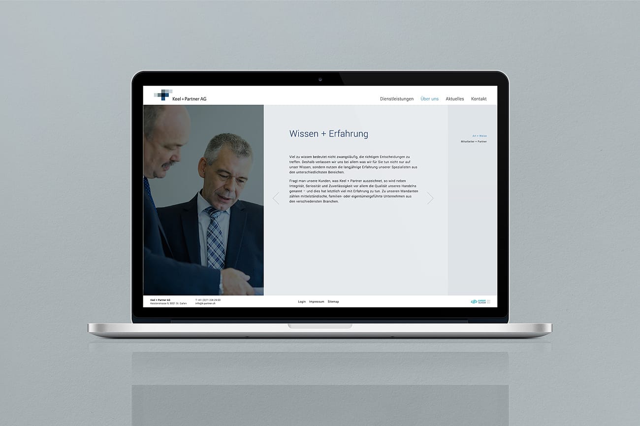 Website Keel + Partner