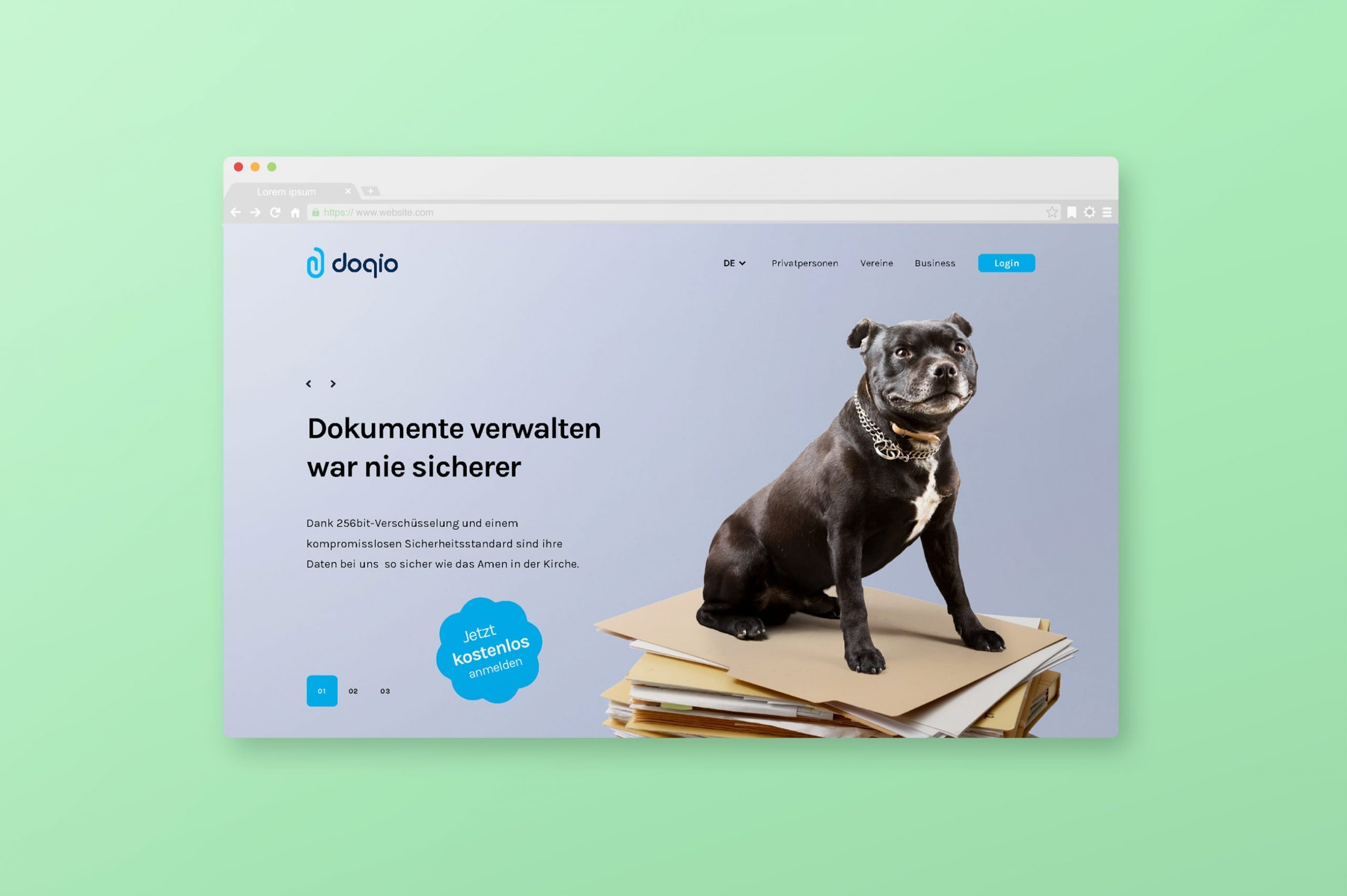 Webdesign Doqio