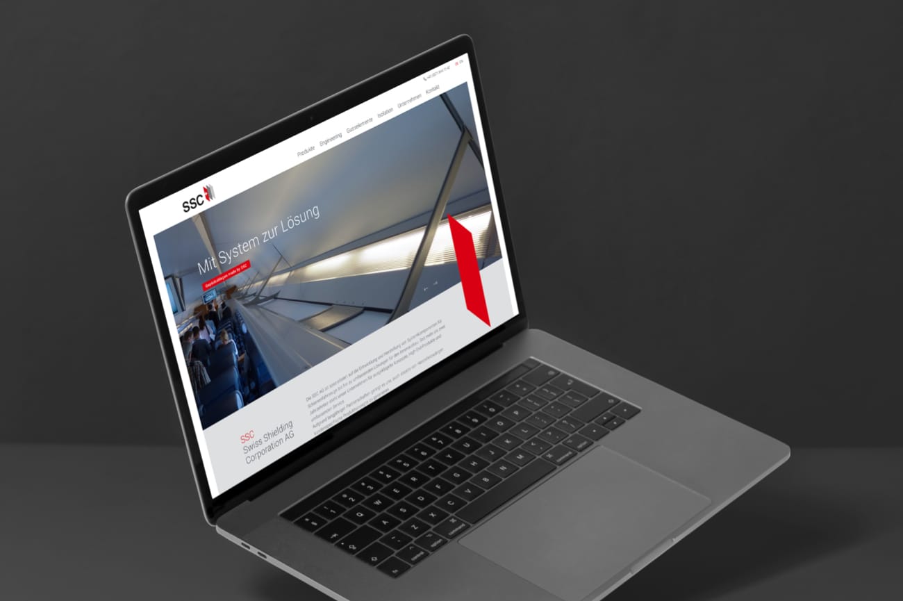 Startseite Website SSC Swiss Shielding Corporation AG